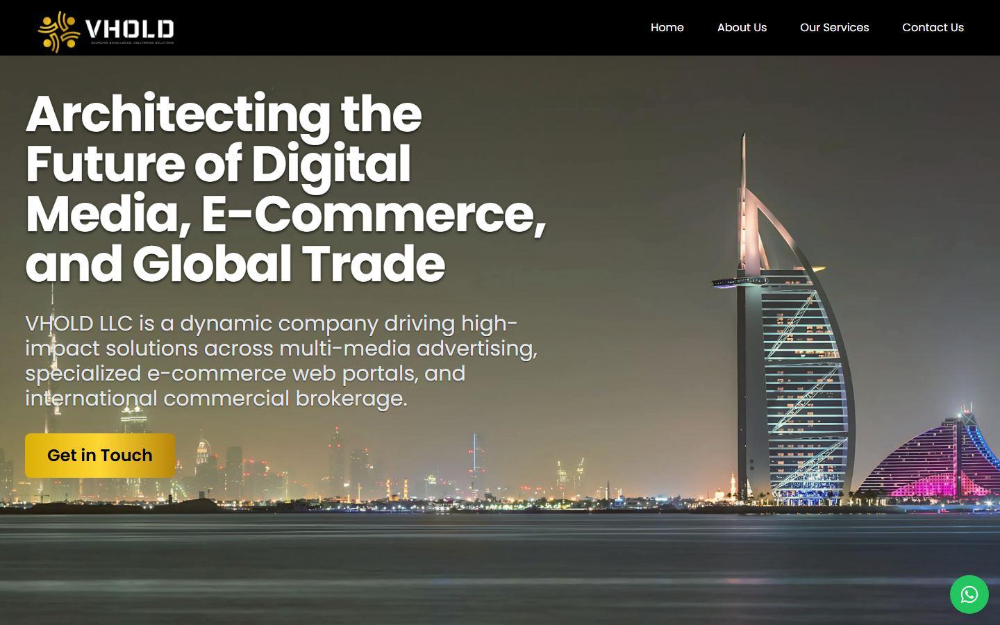 VHOLD LLC website